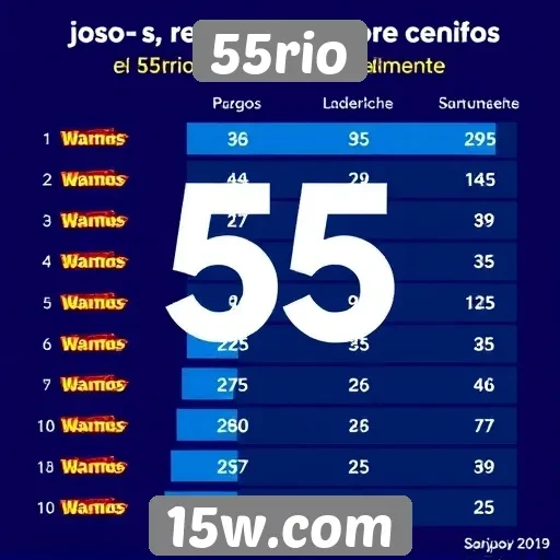 Análise da popularidade dos jogos no site 55rio