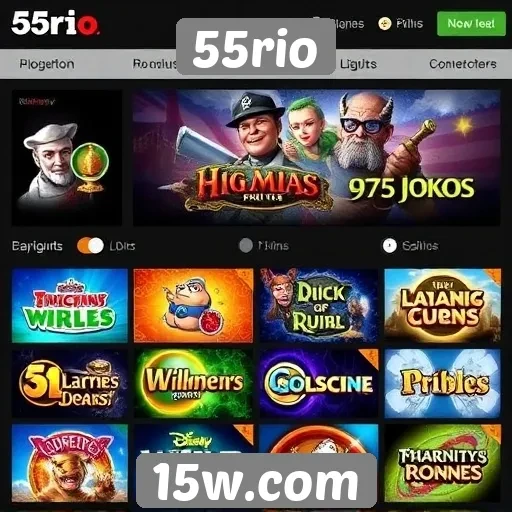 Jogos populares disponíveis no 55rio